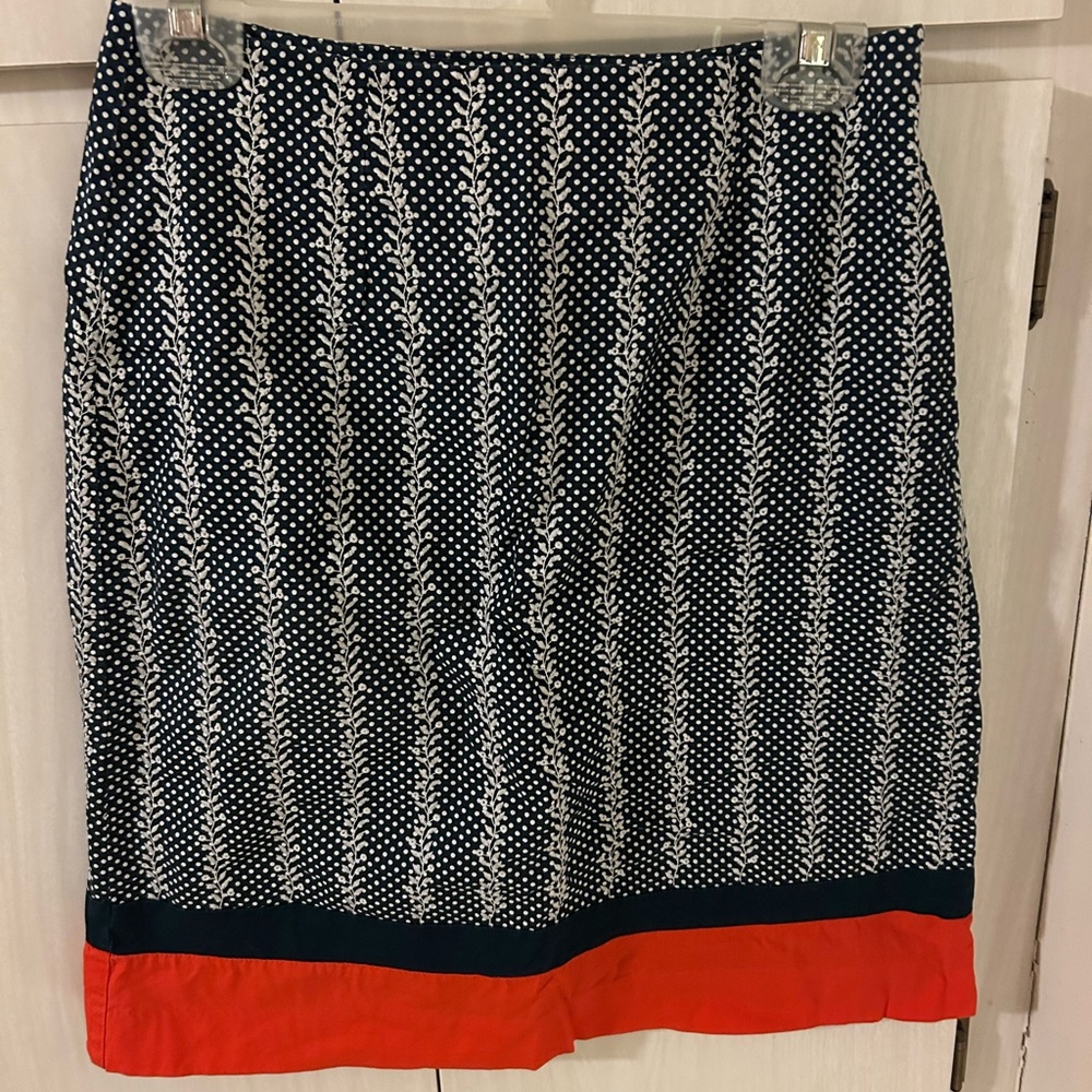 Red white and blue pencil skirt